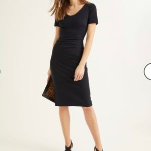 Boden Honor Ponte Knit Dress-Pencil Dress-Work-Blk